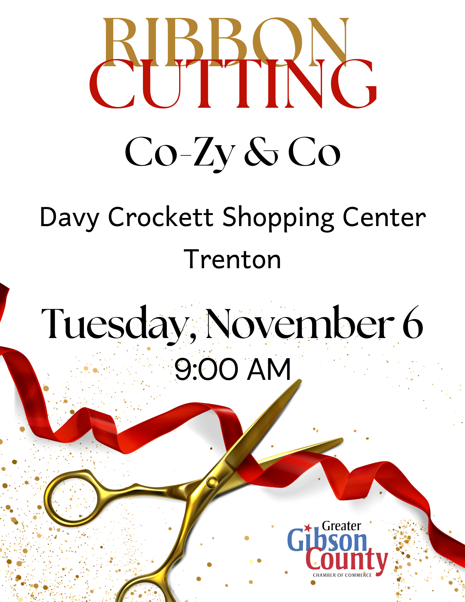 Ribbon Cutting Co Zy Co